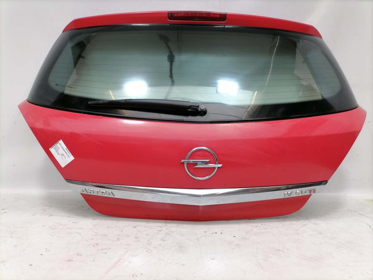 Opel Astra H original Heckklappe mit Heckscheibe Magmarot Y547 Fließheck Bj.2005